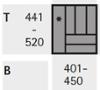 Orga Tray 440 сребр. дълб.441-520мм/шир.401-450мм 0044949/9194935 HETTICH 