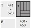 Orga Tray 440 бял дълб.441-520мм/L401-450мм 9194966  HETTICH