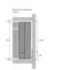 Държачи за алу. профил вътр. чело InnoTech Atira H144  сребристо 9204257/9293516 HETTICH
