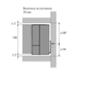 Държачи за алу. профил вътр. чело InnoTech Atira H70 антрацит 9196349 HETTICH