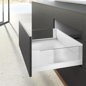 10.04.16.0289 AvanTech YOU к-т царги L450мм H187мм бяло INLAY  HETTICH