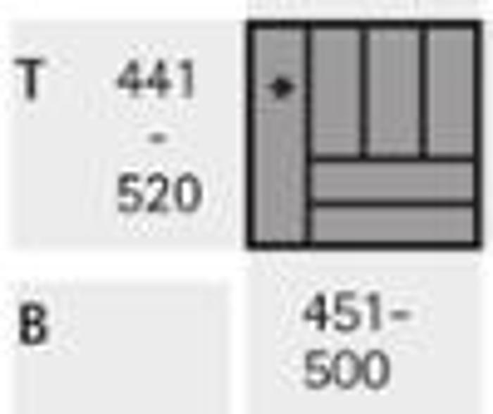 Orga Tray 440 антрацит дълб.441-520мм/шир.451-500мм 9194998  HETTICH