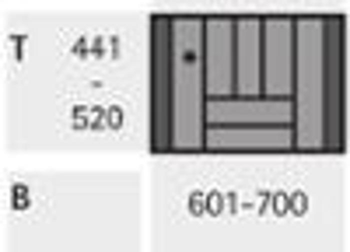 Orga Tray 440 бял дълб.441-520мм/шир.601-700мм 9194969  HETTICH