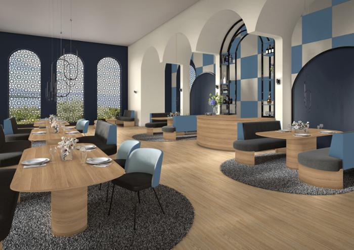 ЛПДЧ 2800/2070/18мм Мъгливо Синьо н.U502 ST9 EGGER