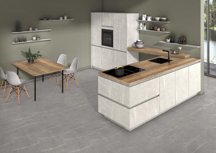 ЛПДЧ 2800/2070/18мм Мрамор Кандела Светлосив н.F243 ST76 EGGER