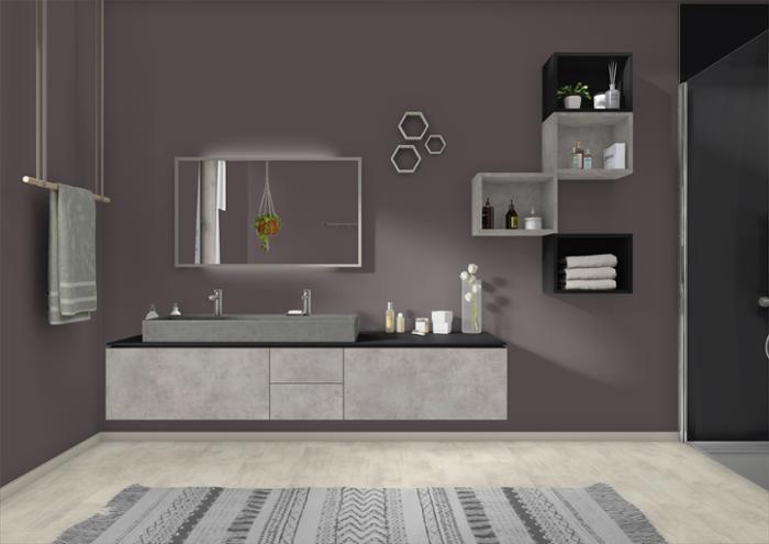 ЛПДЧ 2800/2070/18мм Бетон Чикаго Светло-сив н.F186 ST9 EGGER