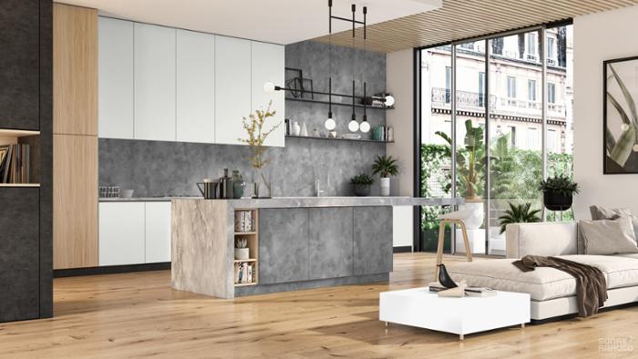 ЛПДЧ 2800/2070/18мм Артуол Антрацит  н.F2301 STU GLUNZ