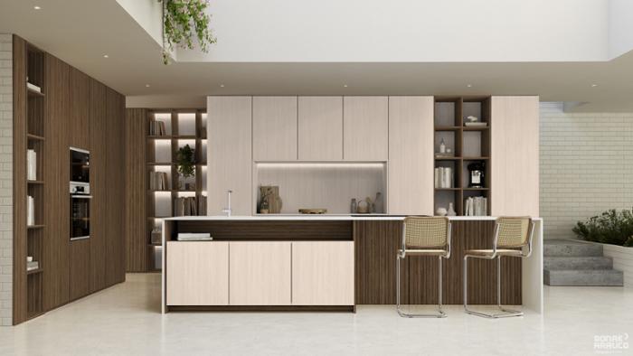 ЛПДЧ 2800/2070/18мм Шеврон М9328 FLW GLUNZ