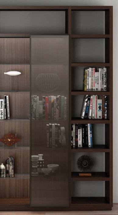 Алум.профил кафяво-сив метал 21х40мм за 4мм стъкло с дръжка 3м.