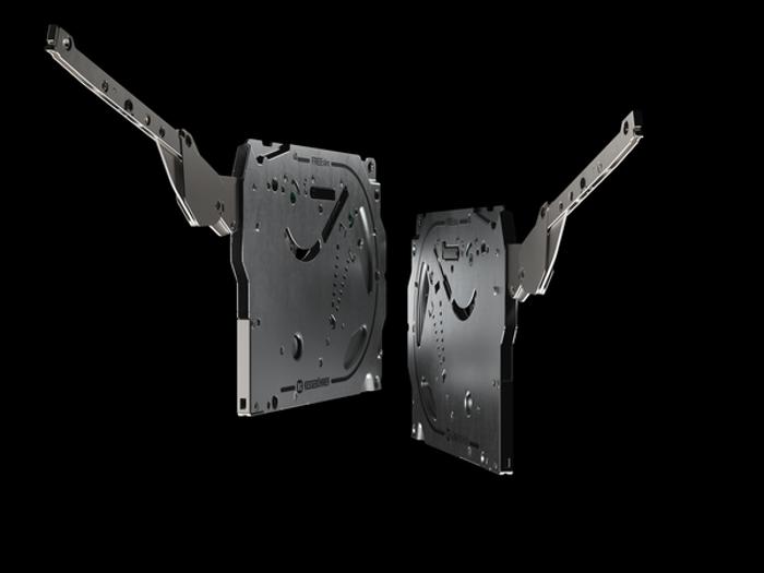 10.05.01.0105 Повдигащ м-м FREEslim flap, P2O, външен монтаж, антрацит